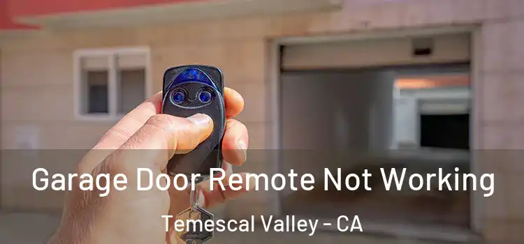  Garage Door Remote Not Working Temescal Valley - CA